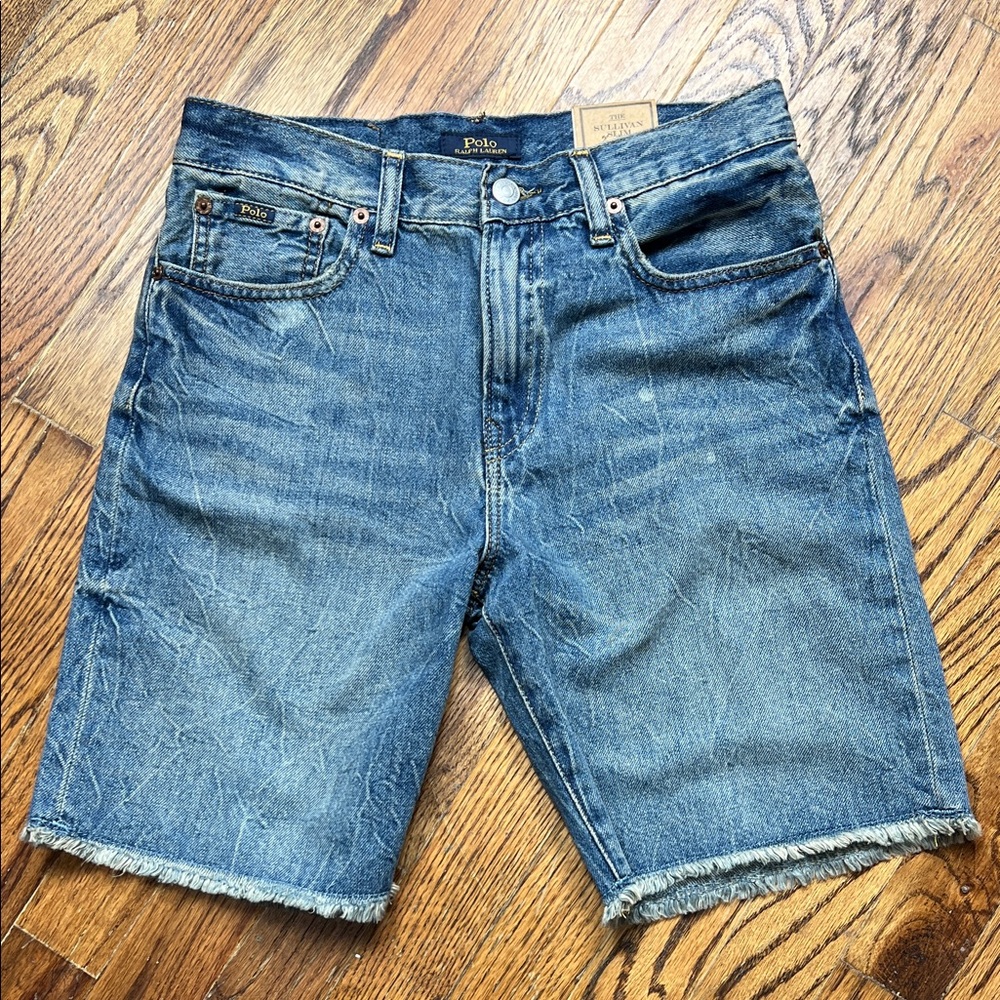 Polo by Ralph Lauren Sullivan Slim Cutoff Denim Short | Size 16 | NWT